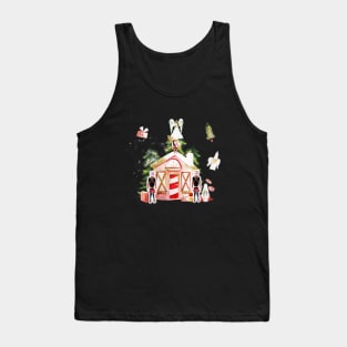 It's A All Black Christmas Tank Top